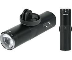 Priekinis žibintas Prox Kappa 800 lm, įkraunamas per USB, su GoPro tvirtinimu