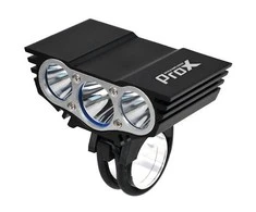 Priekinė lempa ProX Tripple Power 3xCREE juodas