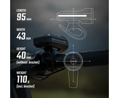 Priekinė lempa Sigma Aura 90 USB