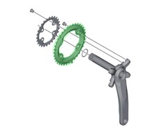 Priekinis dantratis Shimano XT FC-M8000-BC-36T