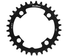 Priekinis dantratis SunRace CRMS00 Narrow-Wide Steel 96BCD 10/11/12-speed 32T