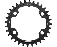 Priekinis dantratis SunRace CRMX30 siauras platus asimetrinis Alu 96BCD 32T