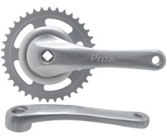 Priekinis žvaigždžių blokas ProX City Alu 1-speed 38T 170mm sidabrinis