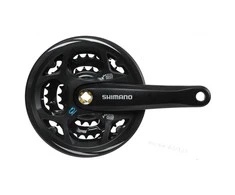 Priekinis žvaigždžių blokas Shimano ALTUS FC-M311-42T 175MM 7/8-speed juodas-42X32X22T