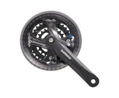 Priekinis žvaigždžių blokas Shimano ACERA FC-M361-48T 175MM 7/8-speed juodas-48X38X28T