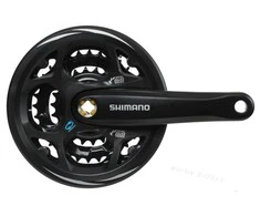 Priekinis žvaigždžių blokas Shimano ALTUS FC-M311-48T 175MM 7/8-speed juodas-48X38X28T