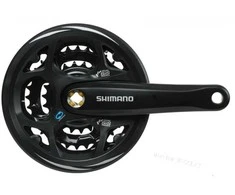 Priekinis žvaigždžių blokas Shimano ALTUS FC-M311-48T 170MM 7/8-speed juodas-48X38X28T