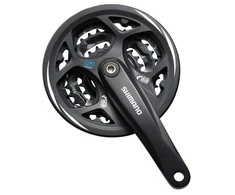 Priekinis žvaigždžių blokas Shimano ALTUS FC-M311-42T 170MM 7/8-speed juodas-42X32X22T