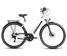 Romet Elektrinis dviratis ProEco Wave AN 1.0 R 504Wh baltas-juodas-19" / L (Dydis: 19" / L)