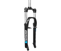 Šakė SR Suntour XCE 28 P 26" 100mm 1" 9x100mm su sriegiu 18cm juodas