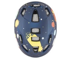 Šalmas Uvex Kid 2 cc tamsus mėlynas raketinis kilimėlis-46-52CM