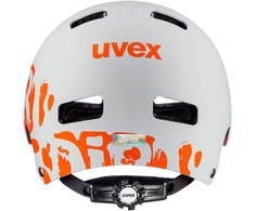 Šalmas Uvex Kid 3 dirtbike light pilka-oranžinis-51-55CM