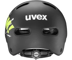 Šalmas Uvex kid 4 style bam juodas-lime matt-55-58CM