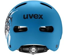 Šalmas Uvex kid 4 style super hero mėlynas matt-51-55CM