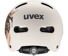 Šalmas Uvex kid 4 style super hero warm pilkas matt-55-58CM