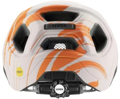Šalmas Uvex react jr. Mips warm pilkas-oranžinis matt-52-56CM