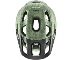 Šalmas Uvex react jr. moss žalias altimeter matt-52-56CM