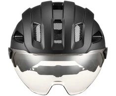 Šalmas Uvex stride visor juodas matt-59-61CM