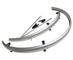 Skydelių komplektas Orion OR 26"x53mm nylon sidabrinis