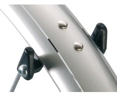 Skydelių komplektas Orion OR 28"x48mm nylon sidabrinis