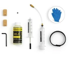 Schwalbe Stabdžių tepalo perpilymo/orinimo komplektas Bleedkit PREMIUM GOLD MT edition (Magura)