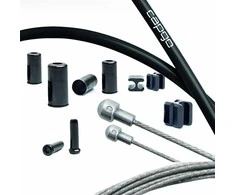 Stabdžių troselių komplektas Capgo BL stainless Shimano/Sram Road juodas