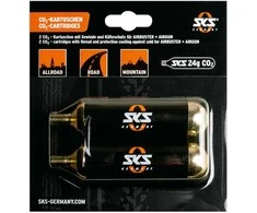 Suspausto oro CO2 balionėlis SKS pompai Airbuster (2x24g), su sriegiu
