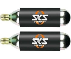 Suspausto oro CO2 balionėlis SKS pompai Airbuster (2x24g), su sriegiu