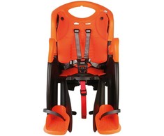 Galinė dviračio kėdutė Bellelli Tiger Clamp, juoda/oranžinė