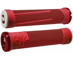 Vairo rankenėlės ODI AG-2 Signature V2.1 Lock-On Raudona/Fire Raudona