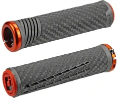 Vairo rankenėlės ODI CF v2.1 Lock-On Graphite/Oranžinis-Oranžinis