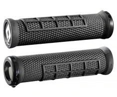 Vairo rankenėlės ODI Elite Flow V2.1 Lock-On, Juodas/Juodas