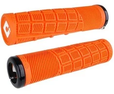 Vairo rankenėlės ODI Reflex v2.1 MTB Lock-on 135mm Baltas/Oranžinis