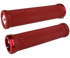 Vairo rankenėlės ODI Ruffian v2.1 Lock-On MTB 30mm OD 135mm Baltas/Dark Raudona