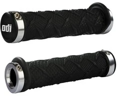 Vairo rankenėlės ODI X-Treme MTB Lock-On 130mm Bonus Pack Juodas/Juodas