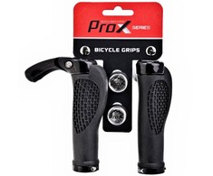 Vairo rankenėlės ProX GP-40B 135mm Ergo + Bar-Ends Lock-on juodas