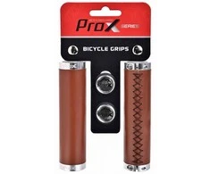 Vairo rankenėlės ProX GP-91B 130mm Lock-on eco-leather ruda