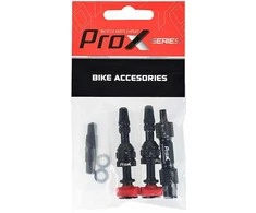 Ventilių komplektas ProX Tubeless + key 40mm juodas