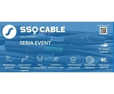 sound station quality (ssq) SSQ JSG3 – stereofoninis kabelio lizdas 3,5 mm – stereo lizdas 6,3 mm, 3 m