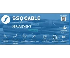 sound station quality (ssq) SSQ JSG5 – stereofoninis kabelio lizdas 3,5 mm – stereo lizdas 6,3 mm, 5 m