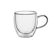 2 dvigubų sienelių stiklo puodelių rinkinys 250 ml, 9010, Kamille