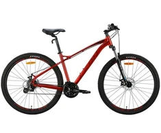 Bicycle AL 29" Leon TN-90 DD frame-18" pilka-juodas with red