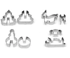 Guardini 3D gingerbread mould set of 4 in a box 21 x 12,5 x 2 cm