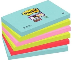 3M Post-it Super-Sticky žinučių žymos 76 x 127 mm