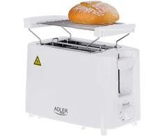 Adler | Skrudintuvas | AD 3223 | Galia 750 W | Lizdų skaičius 2 | Korpuso medžiaga Plastikas | Baltas