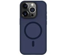 Dėklas iLike Connect hibrīdais magnētiskais varas vāks iPhone 15 Pro Max PC + TPU divslāņu MagSafe saderīgs triecienizturīgs dizains mėlynas