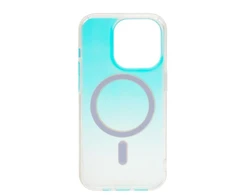 Connect Caurspīdīga Magnētiskā Vāka iPhone 14 Pro Max Gradient Chameleon Apdare MagSafe Saderīgs Triecienizturīgs TPU Dizains