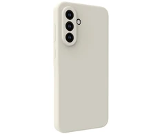 Aizmugurējais vāciņš Connect Samsung Galaxy A35 5G Premium Quality Soft Touch Silikoninis dėklas Sidabrinis 4752192088446 CONSAMA35PSCS (4752192088446)