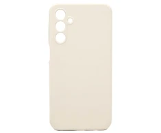 Aizmugurējais vāciņš Connect Samsung Galaxy A14 4G / A14 5G Premium Quality Soft Touch Silikoninis dėklas Antique Baltas 4752192083540 COSAMA14PSCAW (4752192083540)