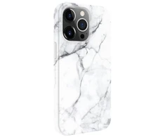 Dėklas Evelatus Apple iPhone 14 Pro Max Premium Silicone case Customized Print Marble Baltas